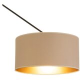  LED podesiv luster na stalku GORTA 1xE27/60W/230V bež/zlatna | Eponuda.com