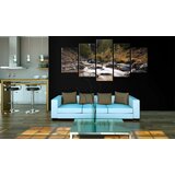  Slika - A waterfall in the middle of wild nature 100x50 | shoptok.hr