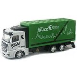 Magic Toys Tovornjak zabojnik s pogonom na poteg nazaj, z lučjo in zvokom 1/48 | Shoptok.si