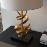  Endon 82071 - Stona lampa 1xE27/10W/230V bela/mesing/crna | Eponuda.com