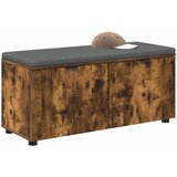  Klupa za hodnik s jastukom Dimljeni Hrast 100 x 38 x 46 cm | Eponuda.ba