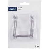 Orion Viseće kuke u setu 2 kom od nehrđajućeg čelika u srebrnoj boji – | shoptok.hr