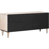 TV ormar s ladicama Bijelo 105 x 33 5 x 46 cm Čvrsto drvo manga - Bijelo | shoptok.hr