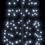 vidaXL LED božično drevesce med 800 LED Hladno bela 400 cm elezo | Shoptok.si