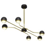 Jupiter 1979 - Luster na šipci TIANA 6xGU10/10W/230V crna/zlatna | Eponuda.com