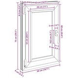 vidaXL Kletno okno "RISOR" 50x75 cm vrtljivo-nagibno DIN levo antracitno | Shoptok.si