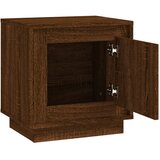  Noćni ormarić smeđeg hrasta 44x35x45 cm konstruirano drvo | shoptok.hr