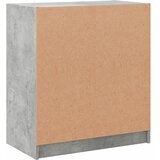  Bočni ormarić sa staklenim vratima boja betona 68x37x75,5 cm | Eponuda.ba
