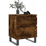  Noćni ormarić boja hrasta 40 x 35 x 50 cm od konstruiranog drva | Eponuda.com