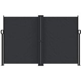  Bočna tenda na uvlačenje crna 160 x 1200 cm | shoptok.hr