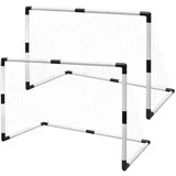 Otroški Mini Gol za Nogomet z Mrežo 2 kosa 91,5 x 48 x 61 cm, (20608771)
