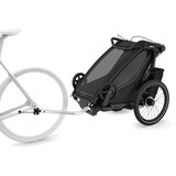 Thule Chariot Sport 2 single multifunkcionalna sportska prikolica za bicikl - 1 dijete, crna | shoptok.hr