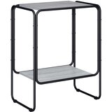  Komoda Siva Sonoma 60 x 38 x 75 cm Prerađeno drvo Slike