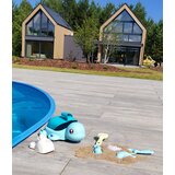 Woopie green 2u1 set za pijesak i kadu blue turtle 8 kom. biorazgradiv organski materijal | shoptok.hr