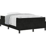  Krevetna konstrukcija Crna 120 x 190 cm tkanina | shoptok.hr
