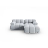 Micadoni Home Svijetlo plava baršunasta kutna garnitura (s desnim kutom) Bellis – | shoptok.hr