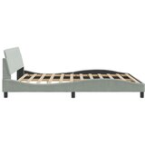  Okvir za krevet Dover svjetlosivi 180x200 cm baršunasti | Eponuda.com
