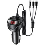 Usams US-CC119 C22 Univerzalni Auto Punjač + 3 u 1 kablo | Eponuda.ba