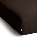 DecoKing Smeđa elastična plahta Amber Collection, 100-120 x 200 cm | shoptok.hr