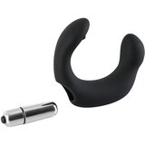 Rebel - ukrivljen vibrator za prostato (črn) | Shoptok.si