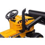 Lean Toys Otroški traktor bager na akumulator 12V rumena | Shoptok.si