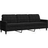 vidaXL 4-dijelni set sofa s jastucima crni baršunasti | shoptok.hr