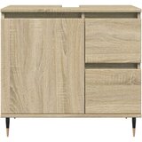  Kupaonski ormarić za umivaonik boja hrasta 65x33x60 cm drveni | shoptok.hr