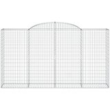  Lučne gabionske košare 9 kom 300x50x160/180cm pocinčano željezo | shoptok.hr