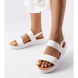  White platform sandals Isaac Cene