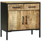  Kreveta s ladicama 70 x 35 x 70 cm Čvrsto drvo manga - 70 x 35 x 70 cm 2 vrata i 2 ladice | shoptok.hr