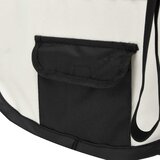  Sklopiva ogradica za pse s torbom za nošenje crna 145x145x61 cm | shoptok.hr