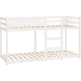  Dnevna postelja bela 80x200 cm trdna borovina, (20724322) | Shoptok.si