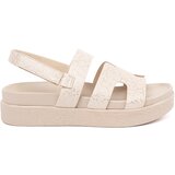 GOODIN Classic platform sandals beige | Shoptok.si