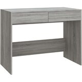 vidaXL Pisalna miza siva sonoma 101x50x76,5 cm iverna pl. | Shoptok.si