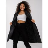 Fashion Hunters Black quilted coat from Sofia Cene