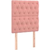 Box spring krevet s madracem ružičasti 80 x 200 cm baršunasti | shoptok.hr