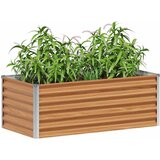  Povišena vrtna gredica 98 x 50 x 36 cm Cinkani čelik | Eponuda.ba