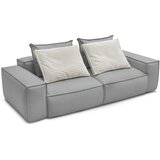 Bobochic Paris Svijetlo siva sofa od imitacije kože 260 cm Boheme – | shoptok.hr