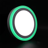 Mitea Lighting nadgradni okrugli led panel zelena 18+6W 6500K+ M18NO-D Cene
