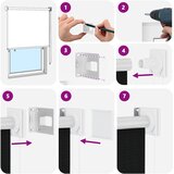  Vanjska roleta 90% blokada UV zraka Crna 200 x 140 cm HDPE | shoptok.hr