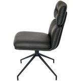 Dieter Knoll STOL, kovina, usnje črna | Shoptok.si