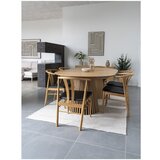 House Nordic Okrugao proširiv blagovaonski stol s pločom stola u dekoru hrasta ø 120 cm Osaka – | shoptok.hr