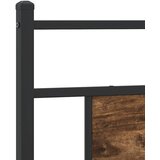  Okvir kreveta bez madraca dimljena boja hrasta 90x190 cm drveni | shoptok.hr