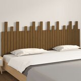  Zidno uzglavlje boja meda 204x3x80 cm masivna borovina | shoptok.hr