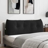  Jastuk za leđa Crna 140 x 24 x 50 cm Baršun | shoptok.hr