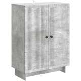 vidaXL Strani šal Betonsko siva 66 x 34,5 x 90 cm Inženirski les, (5000218045) | Shoptok.si