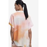Desigual Bluza meta / majnica / oranžna / bela | Shoptok.si
