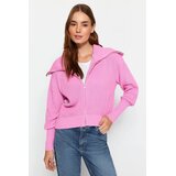 TRENDYOLMILLA ženski kardigan Twoaw24Hi00072, roze Cene