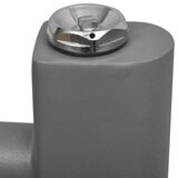  Sivi kupaonski radijator za centralno grijanje ravni 600 x 1160 mm | shoptok.hr
