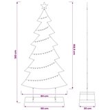  Metalno božićno drvce sa stalkom KUOPIO 180 cm Čelik Bijela - 180 cm Bijela | shoptok.hr